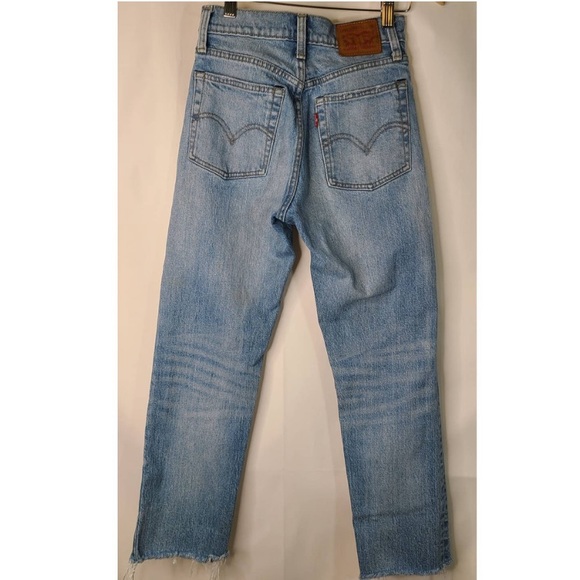 Levi's Wedgie Straight Leg Jean Rough Tide 24 - Picture 2 of 4